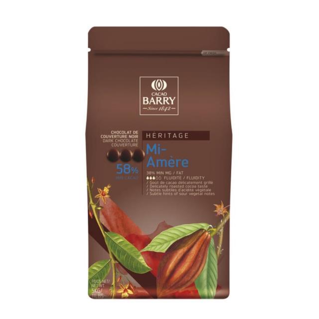 福市企業,CACAO BARRY 58%鈕釦巧克力