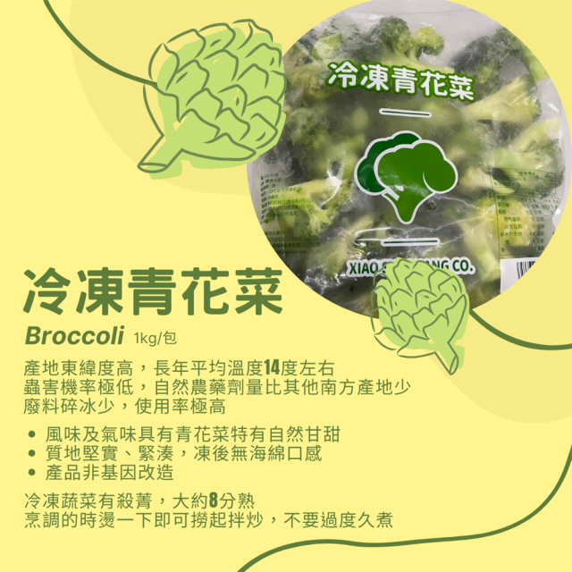 福市企業,冷凍青花菜